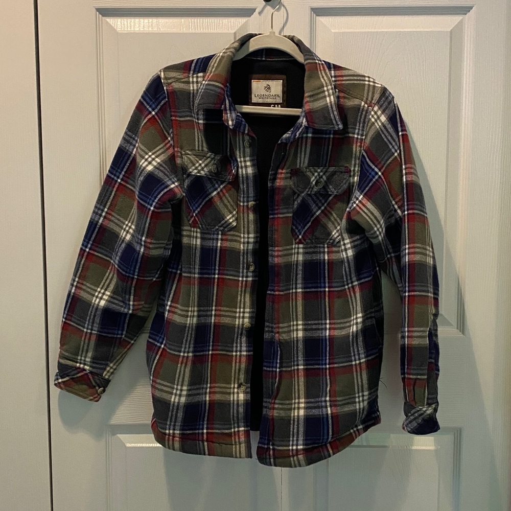 Legendary Whitetails Fleece Lined Flannel Jacket